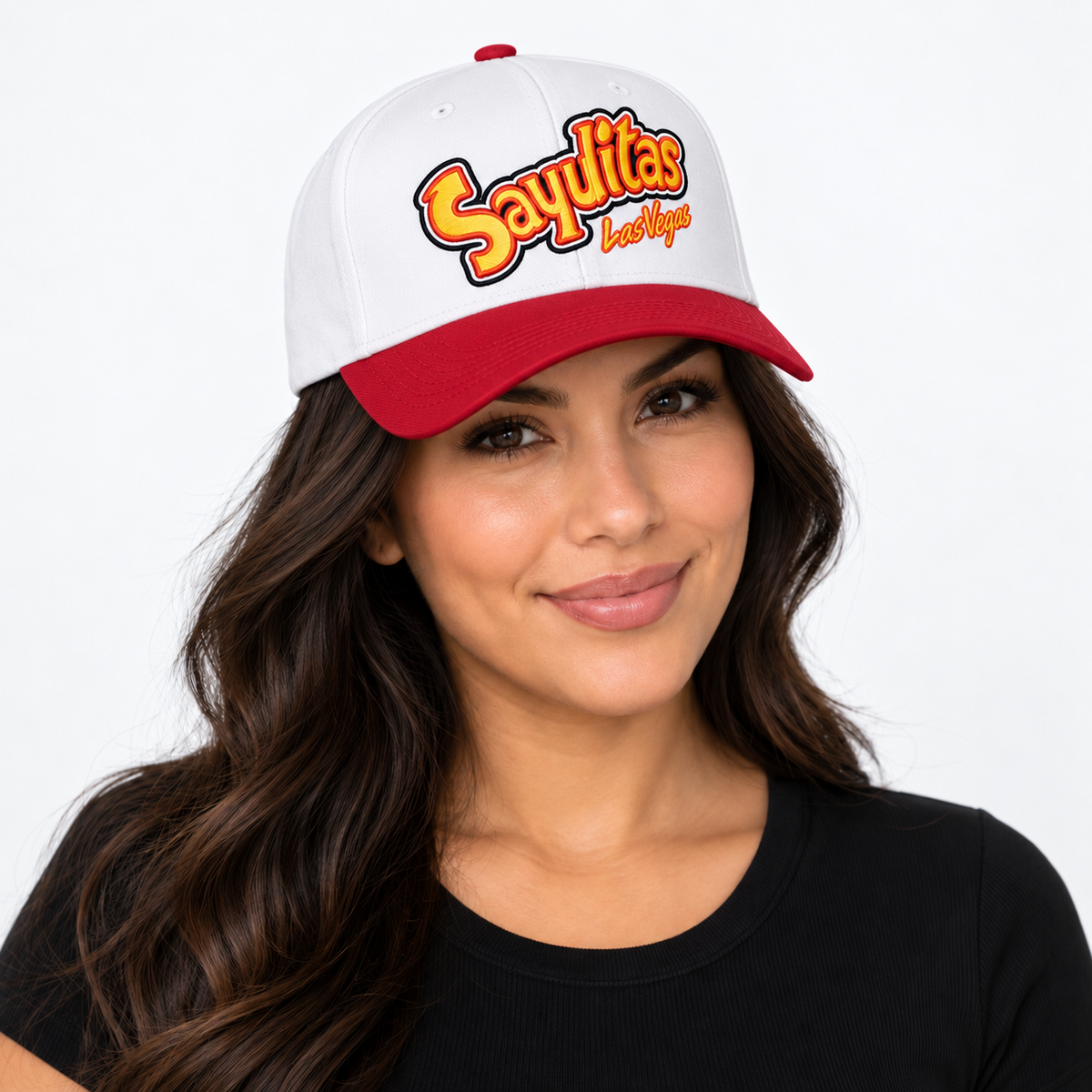 Sayulitas Las Vegas Snapback — White/Red