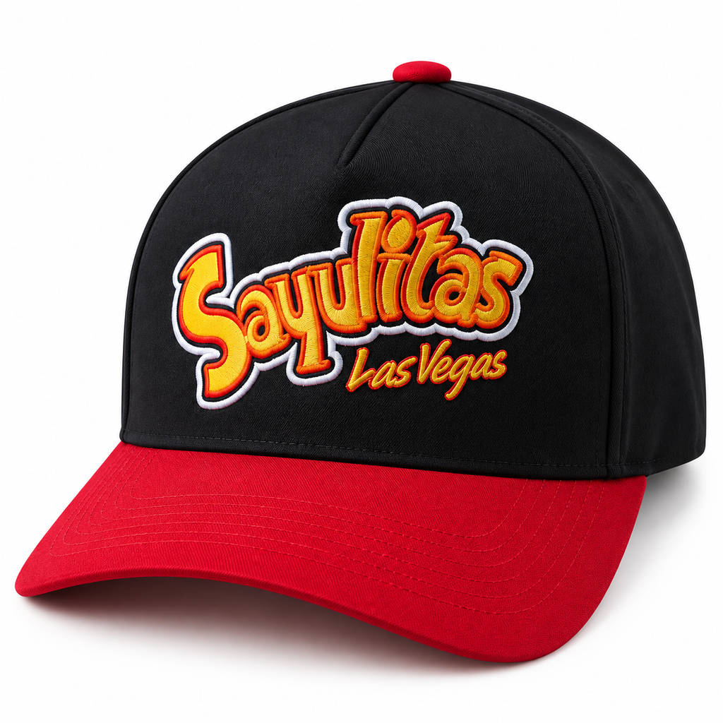 Sayulitas Las Vegas Snapback — Black/Red