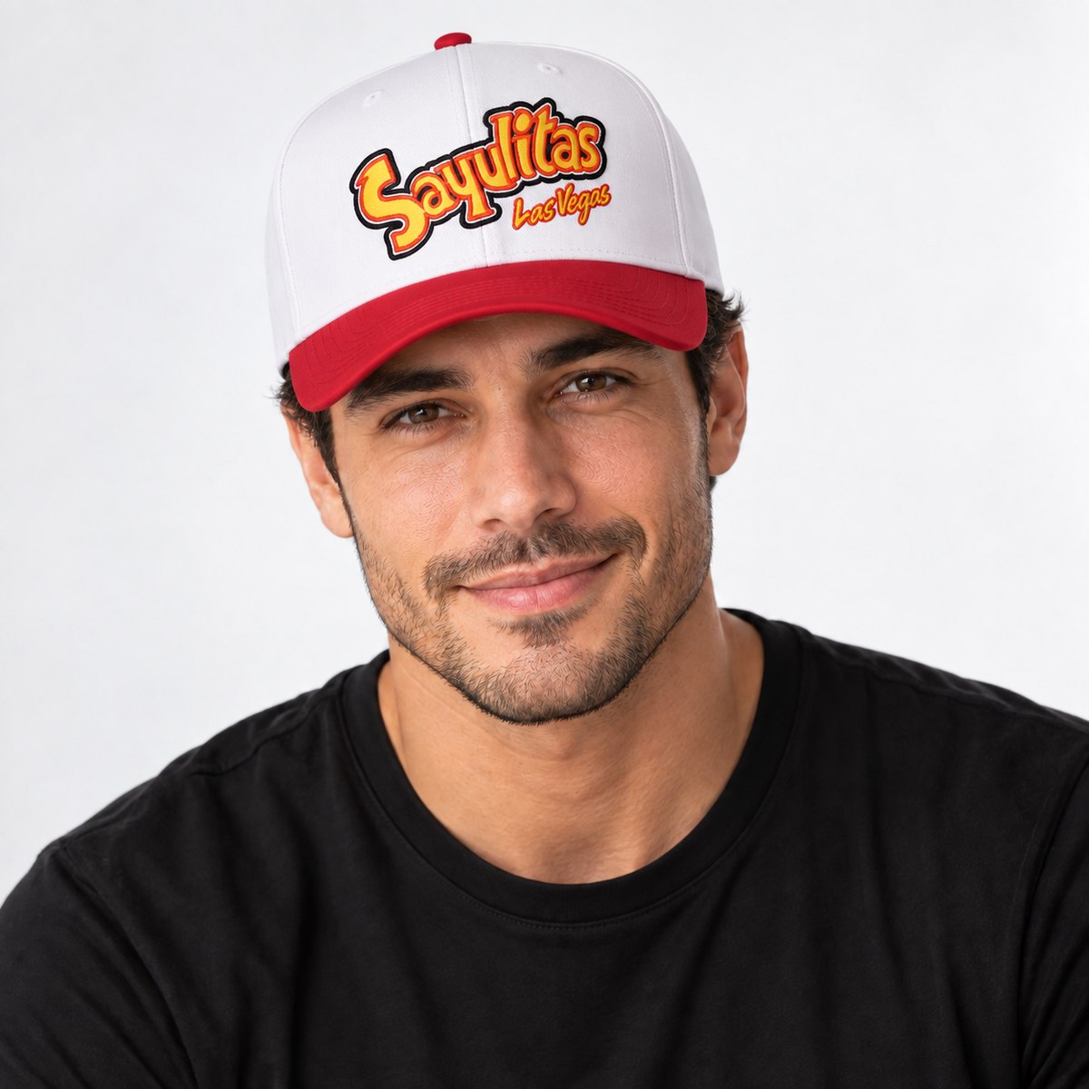 Sayulitas Las Vegas Snapback — White/Red